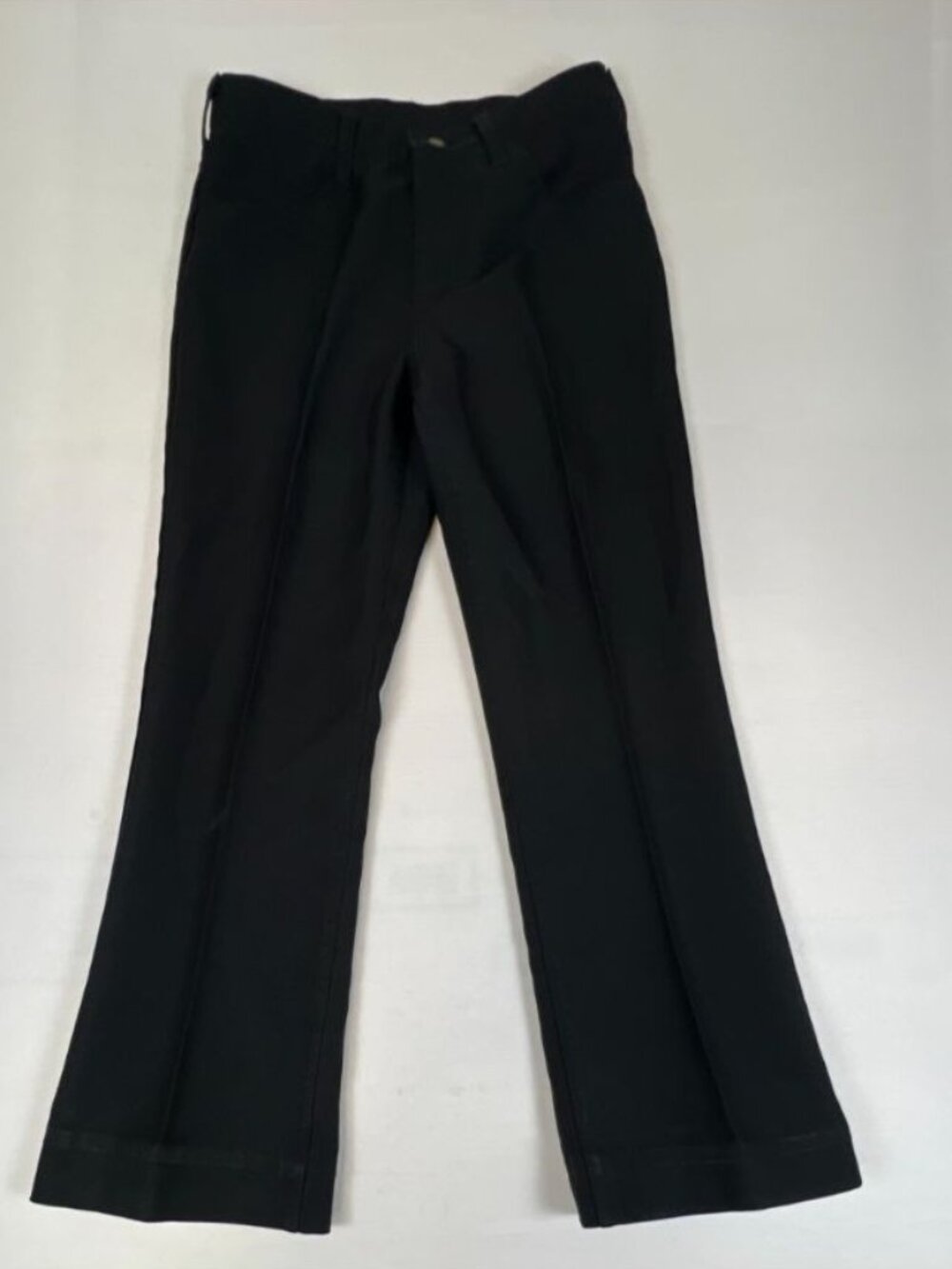 Vintage Wrangler Pants Mens 30x30 Black Twill Western Work Dress Made in USA